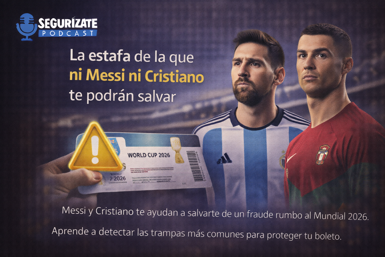Imagen para el episodio La estafa de la que ni Messi ni Cristiano te podrán salvar