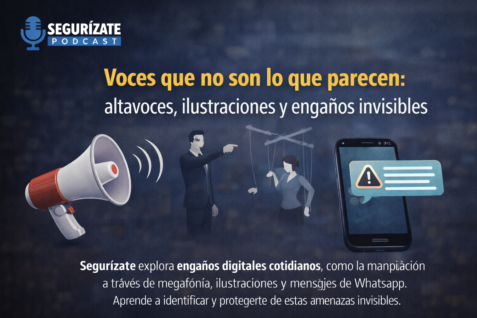 Imagen para el episodio Voces que no son lo que parecen: altavoces, ilustraciones y engaños invisibles