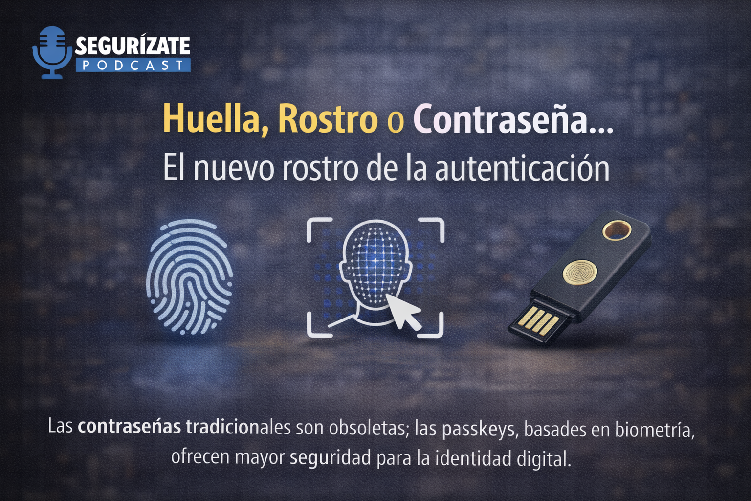 Imagen para el episodio Huella, Rostro o Contraseña... El nuevo rostro de la autenticación.